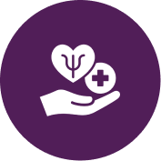 Mental health care symbol